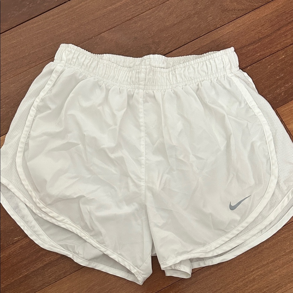 Nike Women's Athletic White Shorts